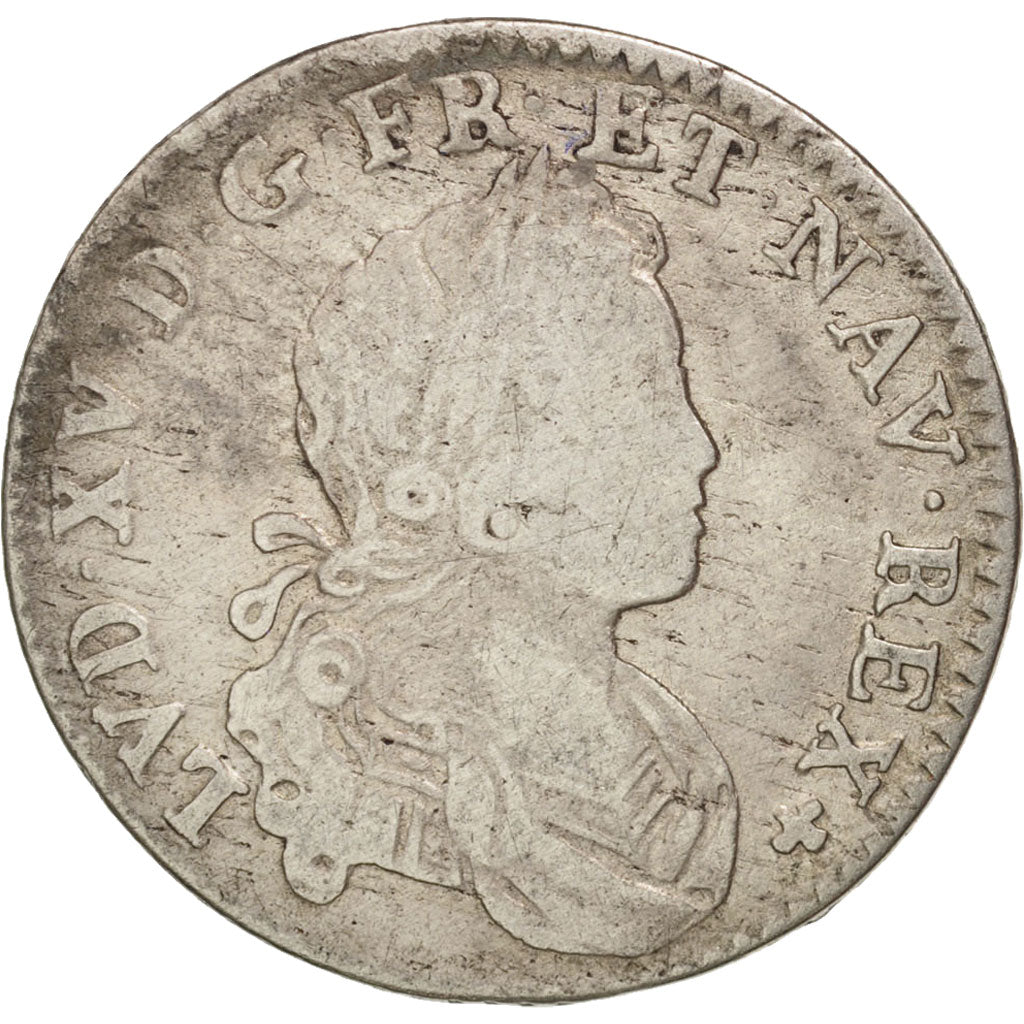 France, Louis XV, 1/6 Écu (XX – S) de France-Navarre, 1719, Paris, KM 440.1