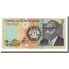 Billet, Lesotho, 2 Maloti, 1989, KM:9a, NEUF