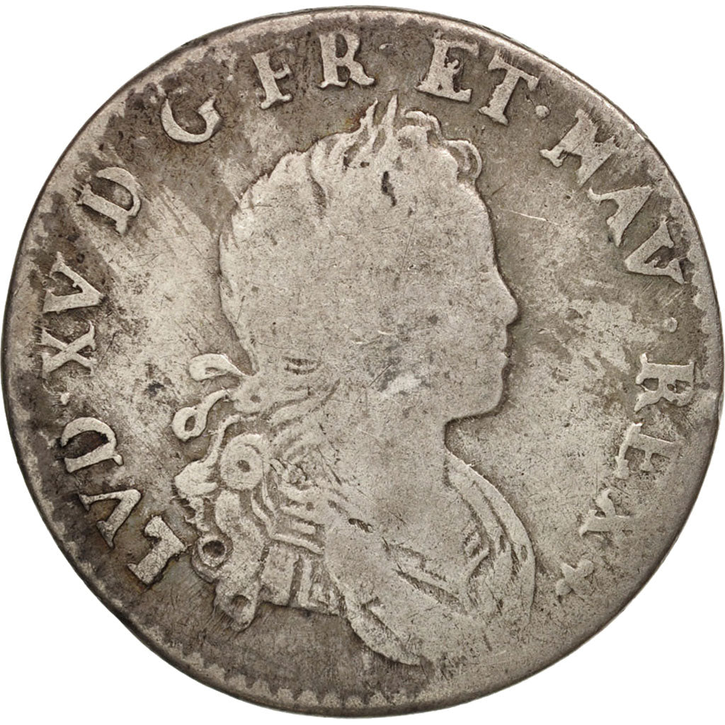 France, Louis XV, 1/6 Écu (XX – S) de France-Navarre, 1719, Paris, KM 440.1