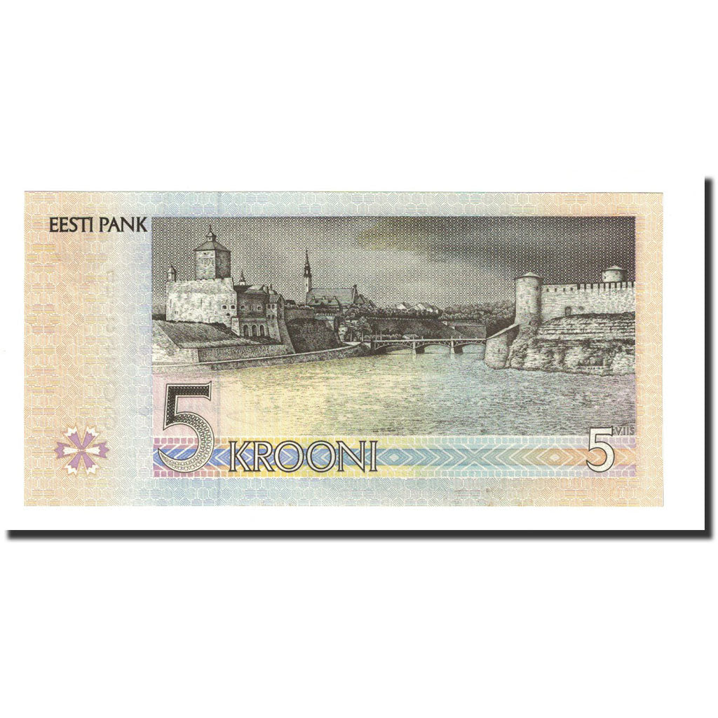 Geldschein, Estonia, 5 Krooni, 1994, KM:71b, UNZ