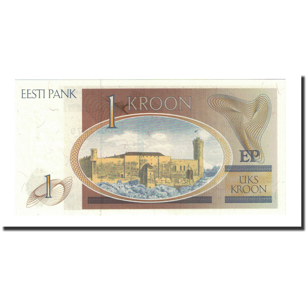 Banknot, Estonia, 1 Kroon, 1992, KM:69a, UNC(65-70)