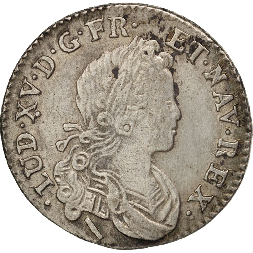 Coin, France, Louis XV, 1/6 Écu (XX – S) de France-Navarre, 20 Sols, 1/6 ECU