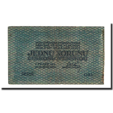 Banknote, Czechoslovakia, 1 Koruna, 1919-04-15, KM:6a, VG(8-10)