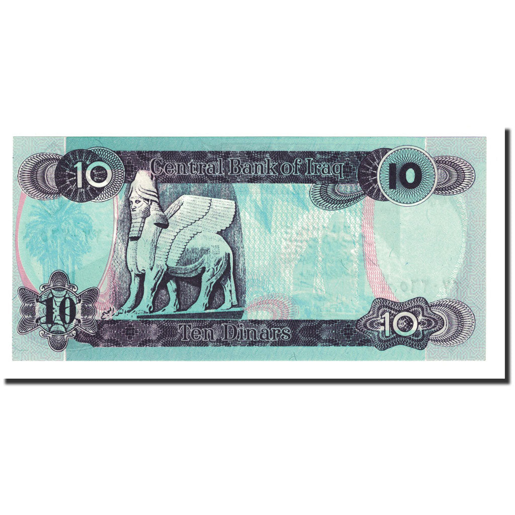 Banknote, Iraq, 10 Dinars, 1992, KM:81, UNC(65-70)