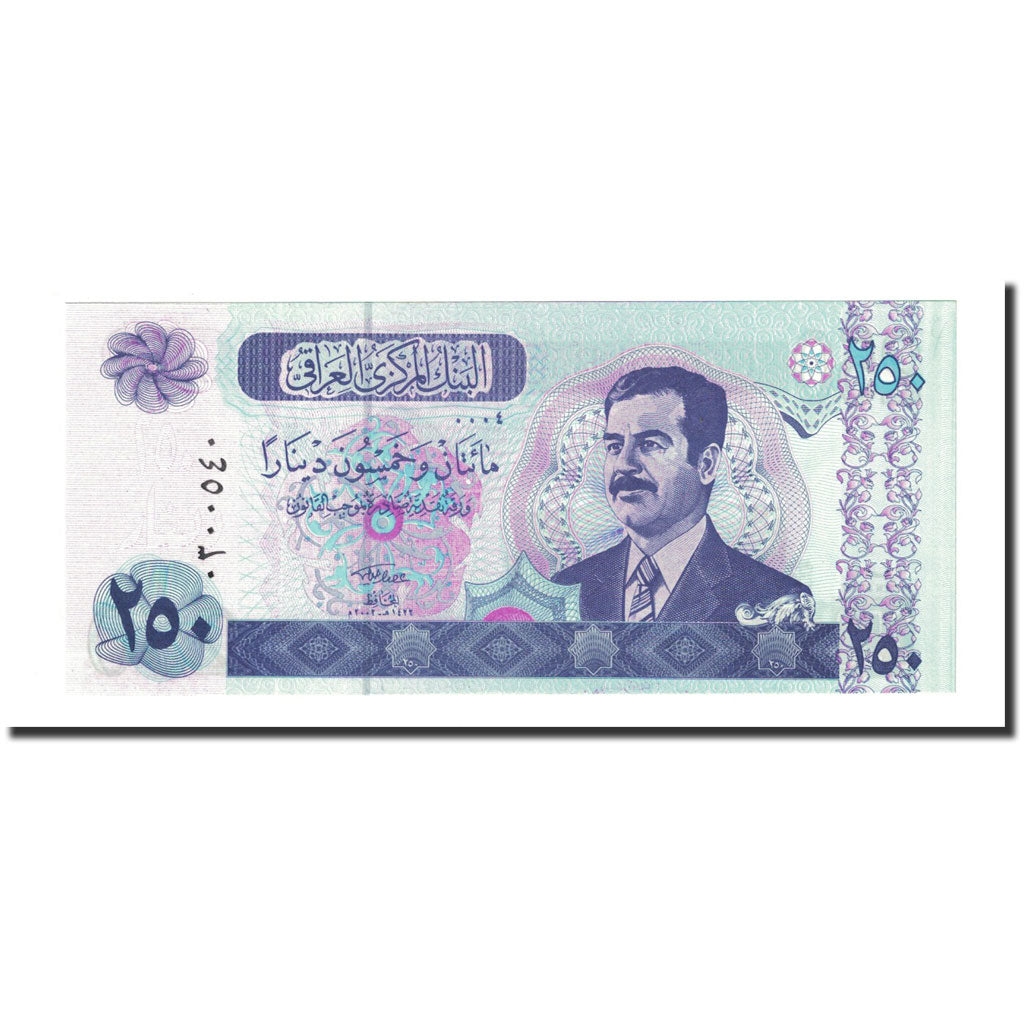 Billet, Iraq, 250 Dinars, 2002, KM:88, NEUF