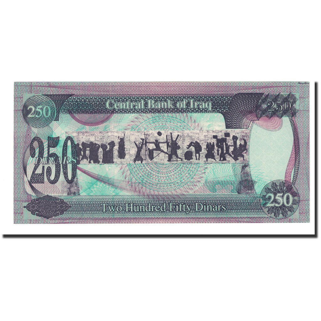 Banknot, Irak, 250 Dinars, 1995, KM:85a1, UNC(65-70)