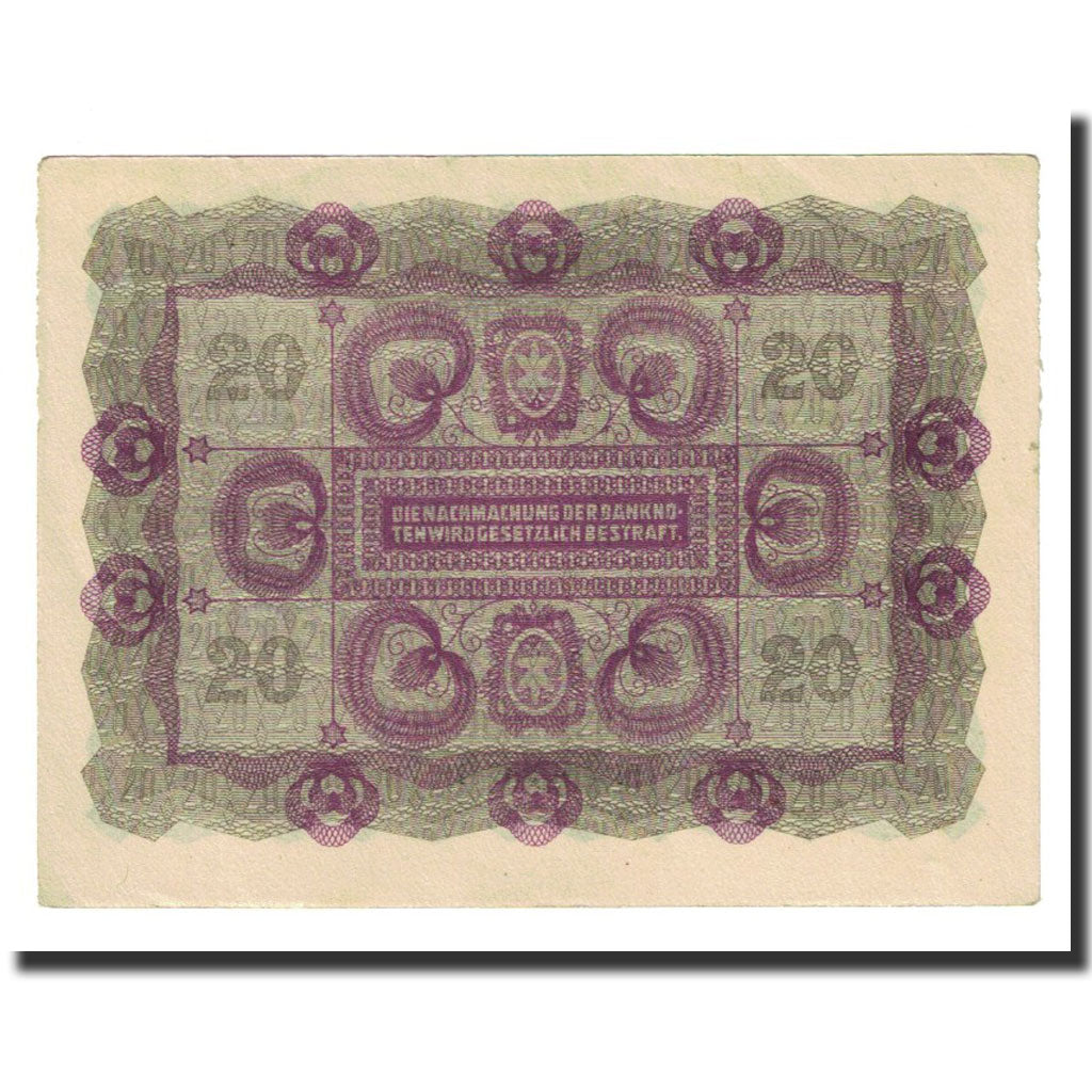 Banknote, Austria, 20 Kronen, 1922-01-02, KM:76, UNC(60-62)