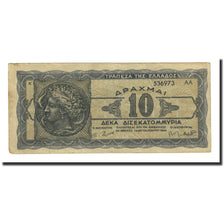 Banknote, Greece, 10,000,000,000 Drachmai, 1944-10-20, KM:134b, VF(30-35)