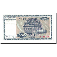 Banconote, Macedonia, 10,000 (Denar), 1992, KM:8a, FDS