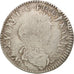 France, Louis XV, 1/6 Ecu De France, Dijon, F(12-15), Silver, Gadoury:297