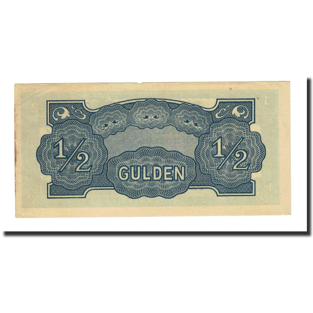 Banknote, Netherlands Indies, 1/2 Gulden, Undated (1942), KM:122b, EF(40-45)
