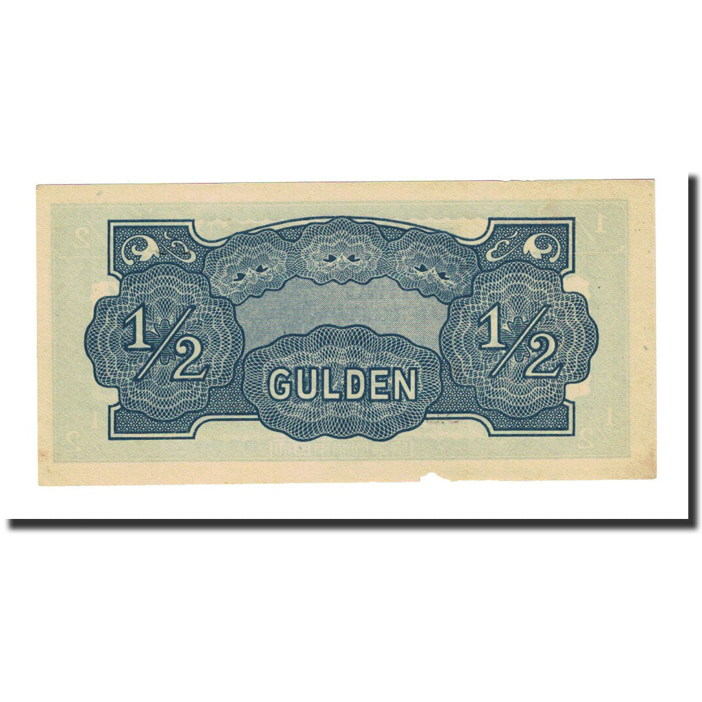 Banconote, INDIE OLANDESI, 1/2 Gulden, Undated (1942), KM:122b, BB