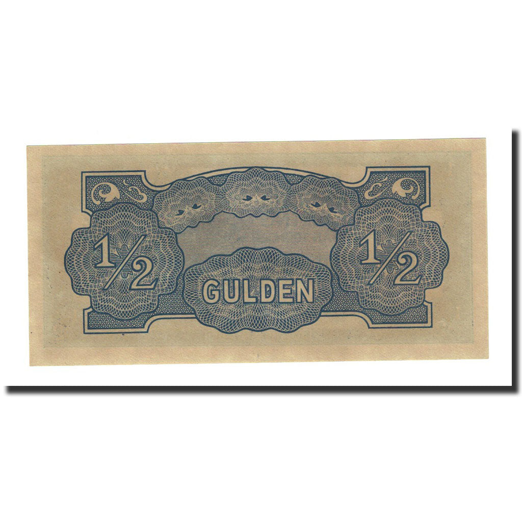 Banknote, Netherlands Indies, 1/2 Gulden, Undated (1942), KM:122b, UNC(65-70)