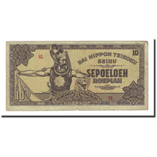 Banknote, Netherlands Indies, 10 Roepiah, Undated (1944), KM:131a, VF(20-25)