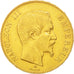 France, Napoleon III, 100 Francs, 1858, Strasbourg, EF(40-45), Gold, KM 786.2