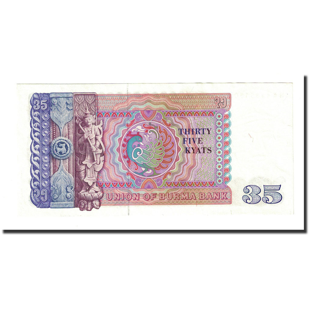 Banknote, Burma, 35 Kyats, Undated (1986), KM:63, UNC(65-70)