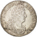 France, Louis XIV, 1/2 Écu aux insignes, 1702, Amiens, EF(40-45), KM 325.20