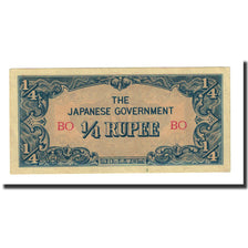 Billet, Birmanie, 1/4 Rupee, Undated (1942), KM:12a, SPL