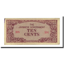 Biljet, Birma, 10 Cents, Undated (1942), KM:11a, SUP
