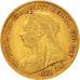 Great Britain, Victoria, 1/2 Sovereign, 1898, VF(30-35), Gold, KM:784
