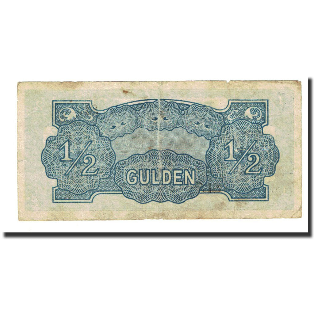 Banknote, Netherlands Indies, 1/2 Gulden, Undated (1942), KM:122b, VF(20-25)
