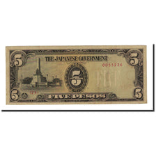 Banknote, Philippines, 5 Pesos, Undated (1943), KM:110a, EF(40-45)