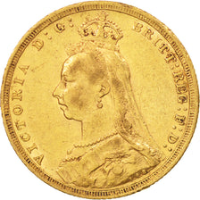 Australia, Victoria, Sovereign, 1888, Sydney, EF(40-45), Gold, KM:10