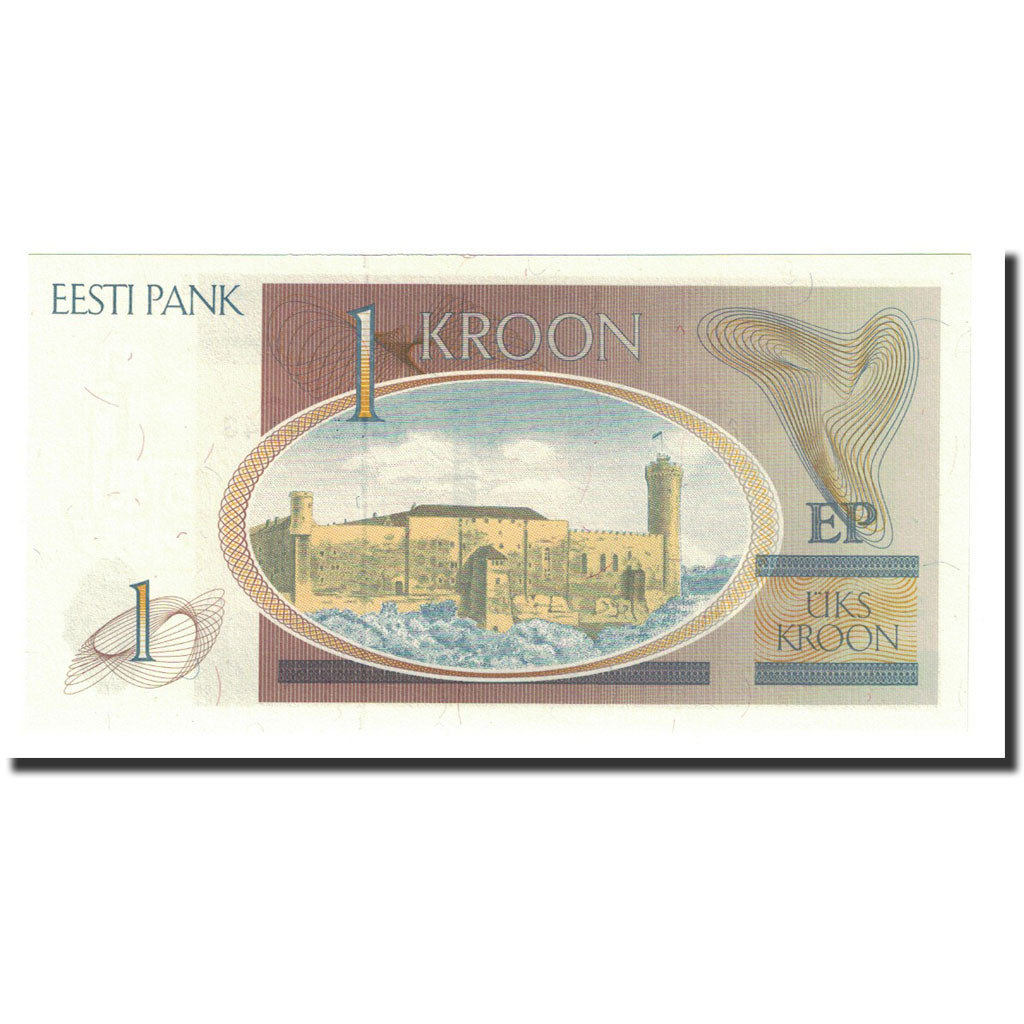 Billete, 1 Kroon, 1992, Estonia, KM:69a, UNC