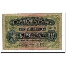 Banknote, EAST AFRICA, 10 Shillings, 1950-09-01, KM:29b, VF(20-25)