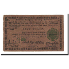 Biljet, Fillipijnen, 5 Pesos, 1944, KM:S674, TB