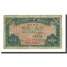 Banknote, Hong Kong, 5 Cents, 1941, KM:314, VF(30-35)