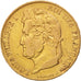 France, Louis-Philippe, 20 Francs, 1838, Lille, VF(30-35), Gold, KM:750.5