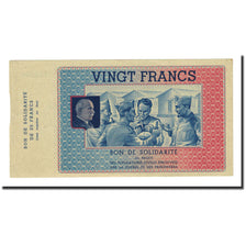 20 Francs, Undated, France, UNC(63), Secours National