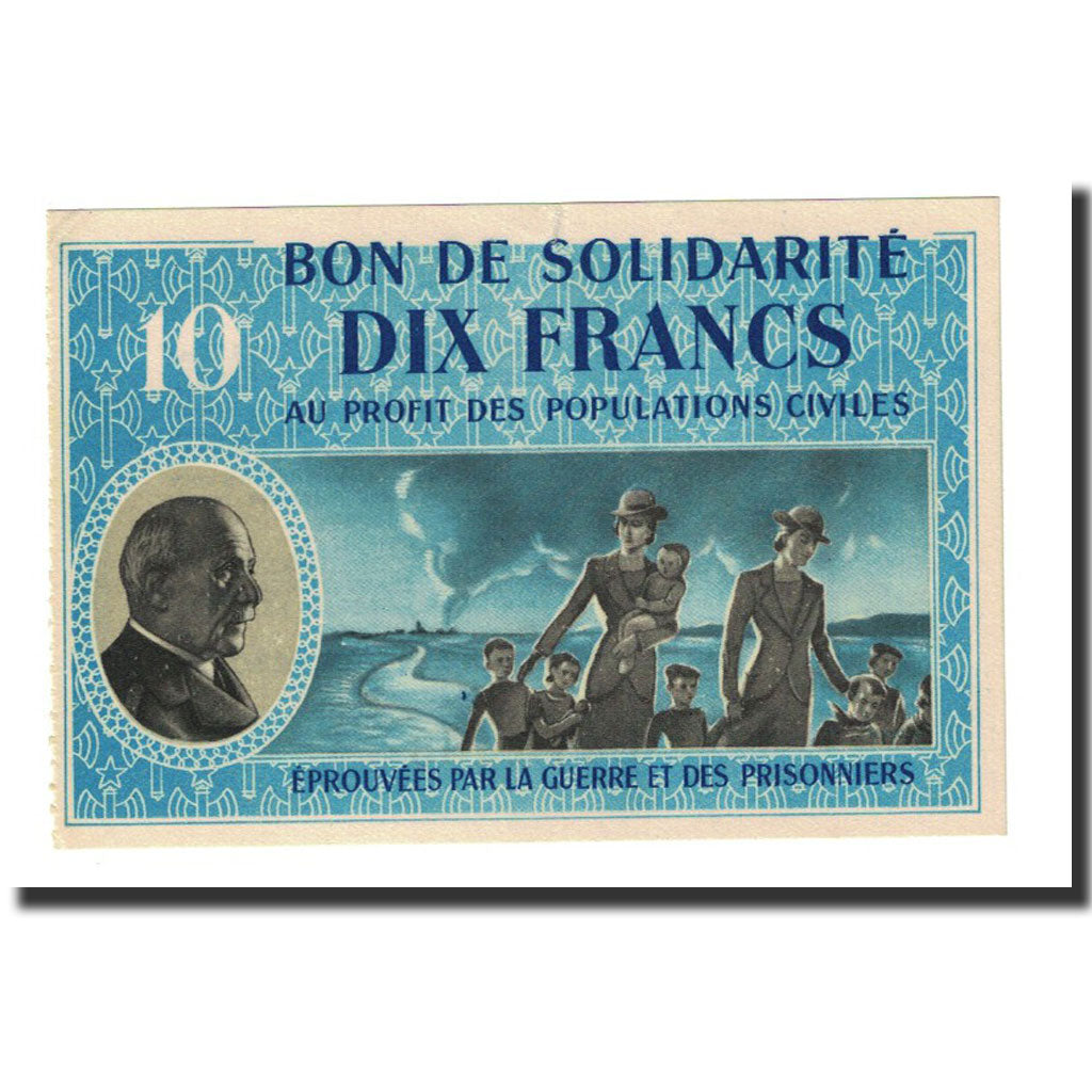 Frankreich, Secours National, 10 Francs, Undated, UNZ