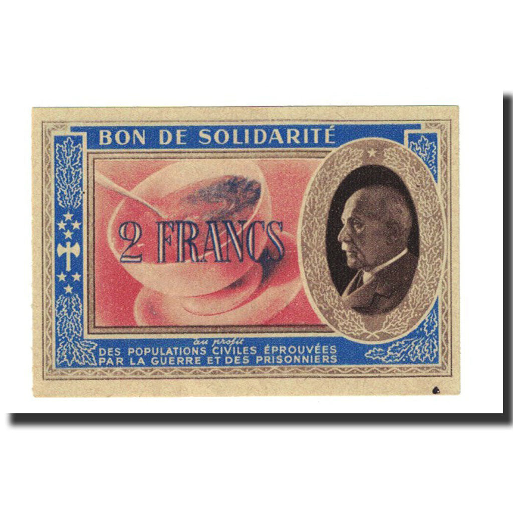 France, Comité National, 2 Francs, Undated, SPL+