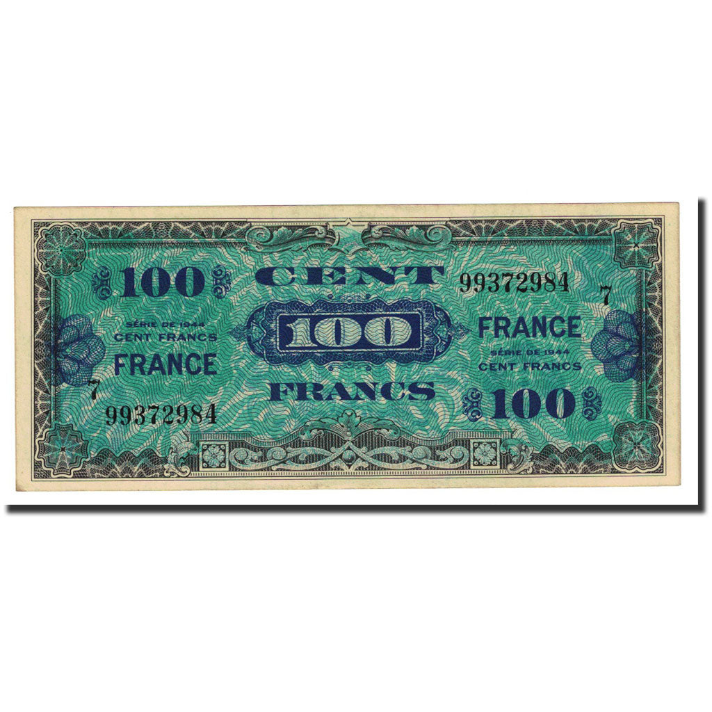 Frankreich, 100 Francs, 1945, UNZ-, Fayette:VF25.7, KM:123c