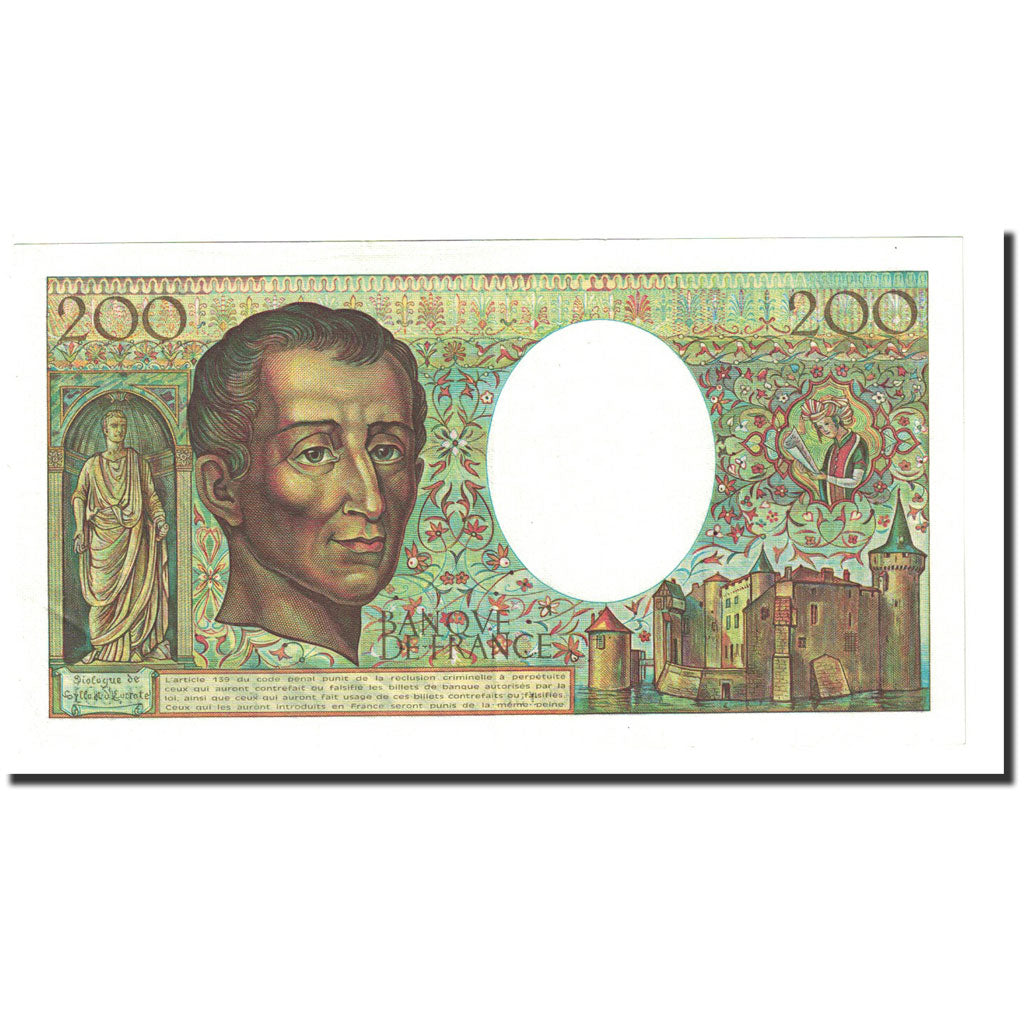 France, 200 Francs, 1981, UNC(63), Fayette:70.1, KM:155a