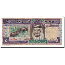 Biljet, Saudi Arabië, 5 Riyals, 1983, KM:22b, TB