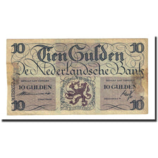 Banknote, Netherlands, 10 Gulden, 1945-05-07, KM:74, VF(20-25)