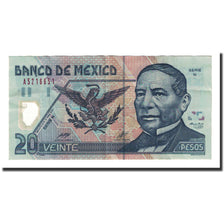 Banknote, Mexico, 20 Pesos, 2001-05-17, KM:116b, AU(50-53)