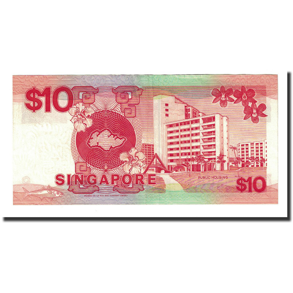 Banknote, Singapore, 10 Dollars, Undated (1988), KM:20, UNC(65-70)