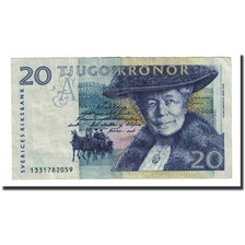 Banknote, Sweden, 20 Kronor, 1991, KM:61a, EF(40-45)