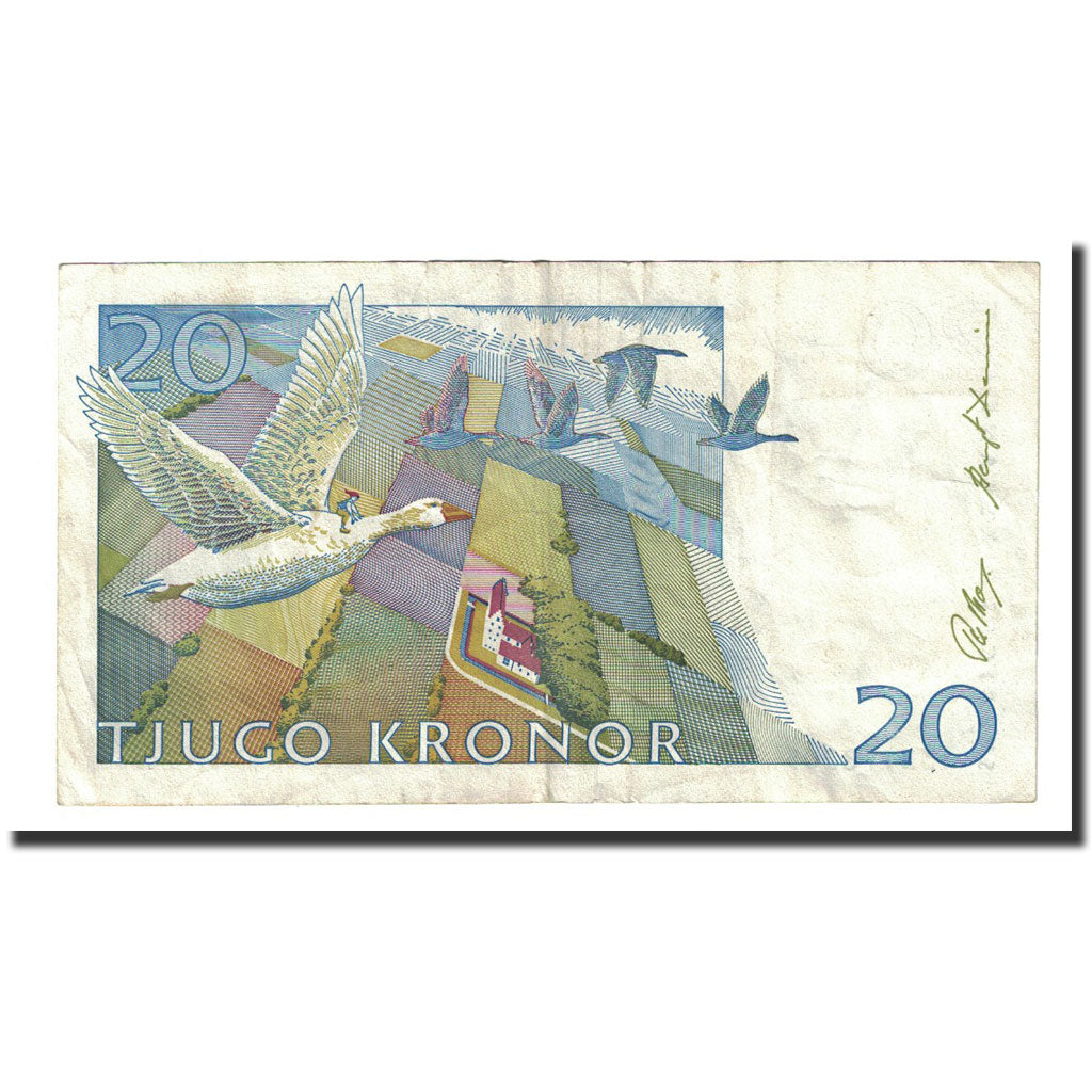 Banknote, Sweden, 20 Kronor, 1991, KM:61a, EF(40-45)