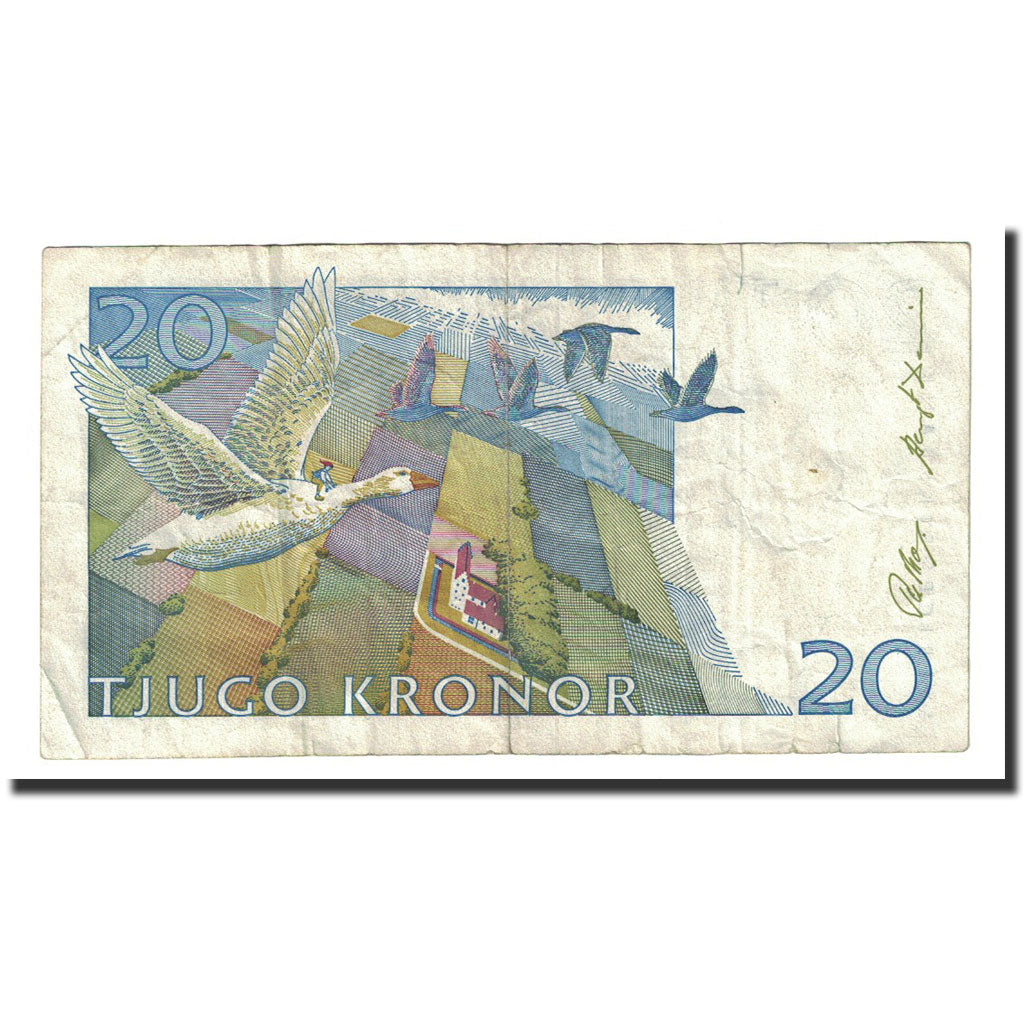 Banknote, Sweden, 20 Kronor, 1991, KM:61a, VF(20-25)