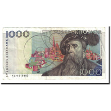 Geldschein, Schweden, 1000 Kronor, 1989-1992, KM:60a, SS+
