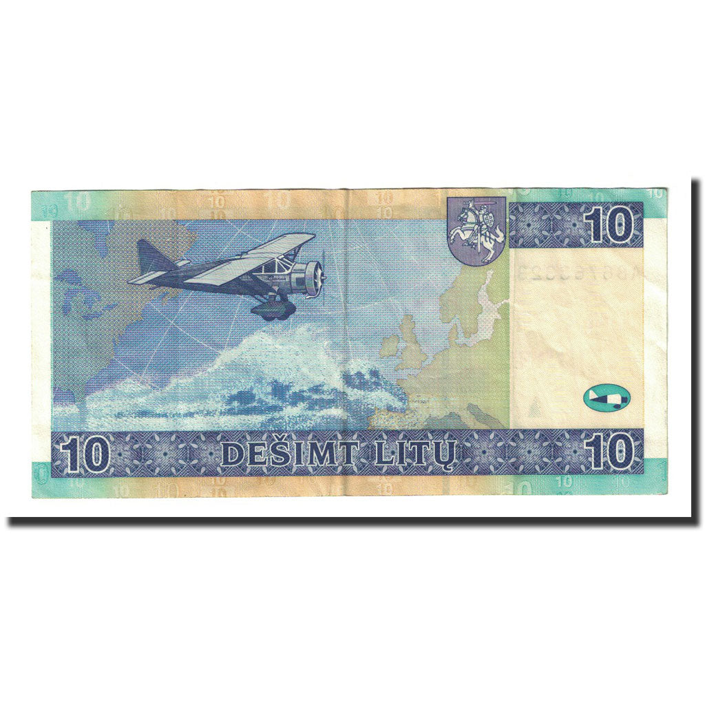 Banconote, Lituania, 10 Litu, 2007, KM:68, BB+