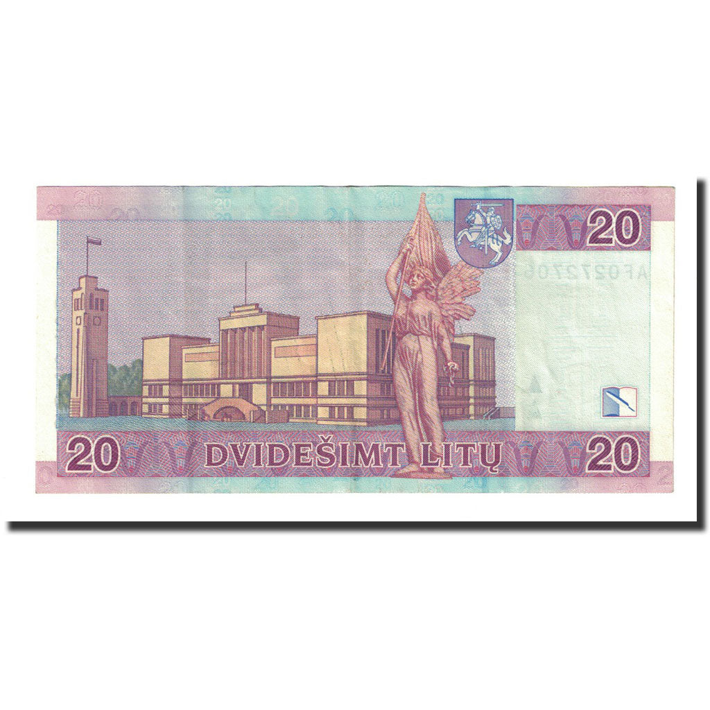 Banknote, Lithuania, 20 Litu, 2007, KM:69, AU(50-53)