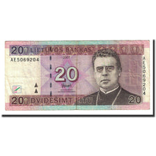 Banknote, Lithuania, 20 Litu, 2007, KM:69, VF(20-25)