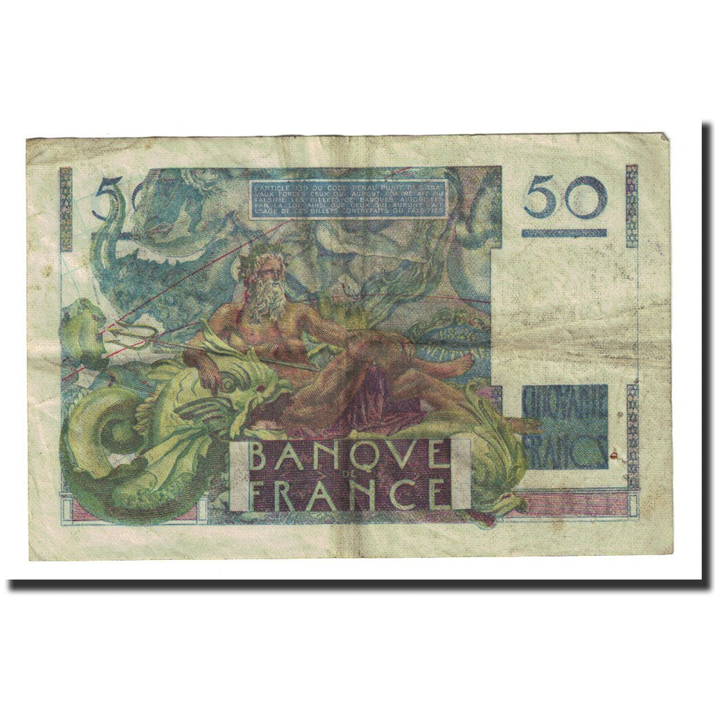 Francia, 50 Francs, 50 F 1946-1951 ''Le Verrier'', 1949-02-17, BC