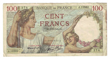 France, 100 Francs, 100 F 1939-1942 ''Sully'', 1940-08-08, VF(20-25)
